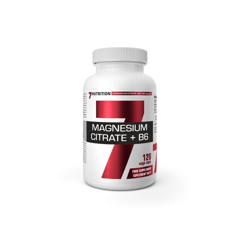 Citrato De Magnesio + B6 (120 Capsulas Vegetales) - 7Nutrition