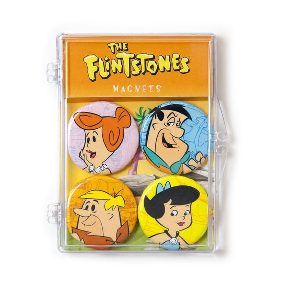 Imanes The Coop Hanna Barbera Los Picapiedra, paquete de 4