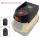 thumbnail image 4 of Adaptador Convertidor de Batería para Dewalt/Milwaukee 18V Batería Li-ion Convertir a para Bos*-ch Serie PBA Herramientas Eléctricas, 4 of 7