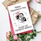 thumbnail image 4 of Tarjeta de San Valentín TQDaiker Pareja de Esqueletos Góticos 20,5x13,5 cm, 4 of 5