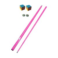 Ioensy - Taco De Billar De Fibra De Carbono De 57 Pulgadas, Palo De Billar Para Principiantes Y Adultos, Color Rosa