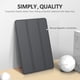 thumbnail image 3 of Funda MoKo para iPad Mini 5 2019/Mini 4 2015 con soporte gris espacial, 3 of 9