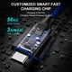 thumbnail image 3 of Cable de carga USB-A a USB-C, 30 cm, paquete de 2 unidades de nailon azul, 3 of 8