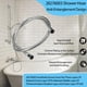 thumbnail image 4 of Manguera De Ducha De 160 Cm Para Hansgrohe Cromada, 4 of 7