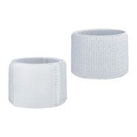 Ioensy - 2 Piezas De Espinilleras De Fútbol, Correas Deportivas, Mallas De Fútbol, Espinilleras, Correas Fijas, Color Blanco