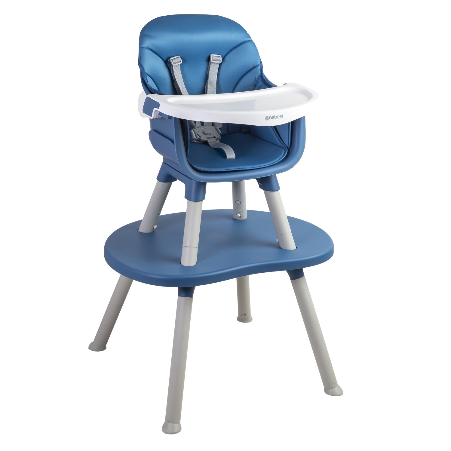 Silla De Comer Baby Desk 4 En 1 Azul Bebesit