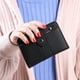thumbnail image 3 of Cartera pequeña de piel suave para mujer con bloqueo RFID y tarjetero., 3 of 5