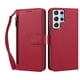 thumbnail image 1 of Funda Tipo Billetera para samsung galaxy S22 Ultra con Soporte y Bolsillo con Cierre Rojo, 1 of 1