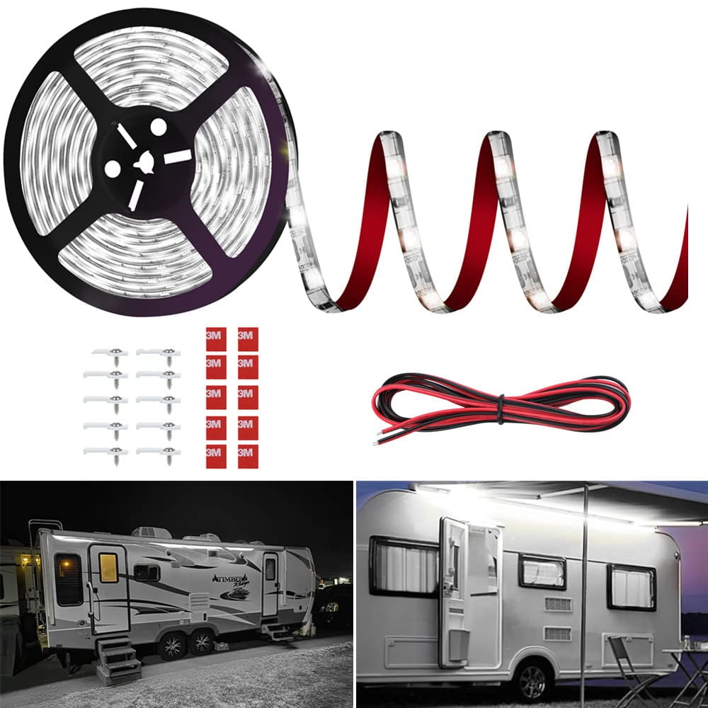 Vbakor - Luces De Toldo Para Autocaravanas 12 V 6 M Impermeables Para Autocaravana