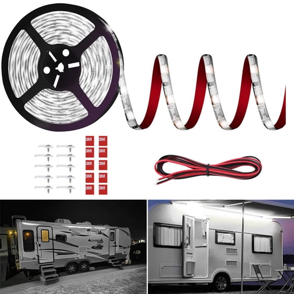 Luces De Toldo Para Autocaravanas 12 V 6 M Impermeables Para Autocaravana