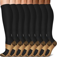Calcetines De Compresión Sooverki Copper 15-20 Mmhg Para Hombre Y Mujer