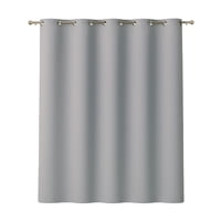 Cortina De Tela Blackout Gris Vincenzi 140X220