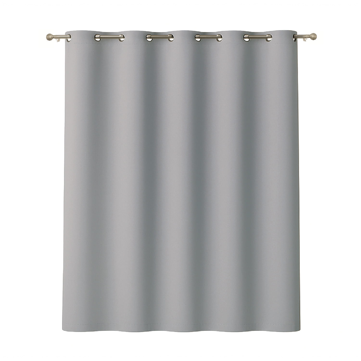 Cortina De Tela Blackout Gris Vincenzi 140x220