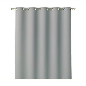 Cortina De Tela Blackout Gris Vincenzi 140X220