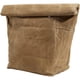 thumbnail image 1 of Bolsa de almuerzo de lienzo cerado - caja de almuerzo de estilo bolsa de papel aislada reutilizable para adultos - caja de almuerzo de bolso a prueba de fugas y duradera para el trabajo, el, 1 of 3
