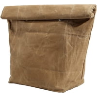 Xusx111 - Bolsa De Almuerzo De Lienzo Cerado - Caja De Almuerzo De Estilo Bolsa De Papel Aislada Reutilizable Para Adultos - Caja De Almuerzo De Bolso A Prueba De Fugas Y Duradera Para El Trabajo, El