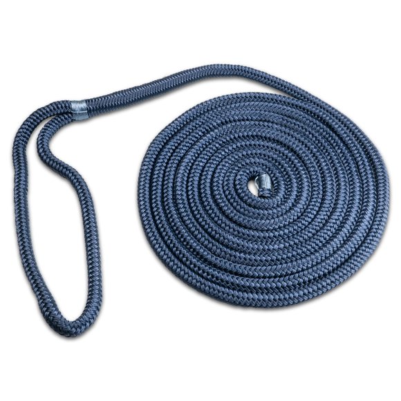 Cuerda de amarre ACY Marine 1,3 cm x 6 m azul marino doble trenza