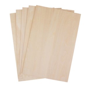 Magideal - 10 Piezas De Hojas De Madera, Tablero, Hojas De Tilo, Modelos En Miniatura, Fabricación De 200X200X2 Mm, Madera Sin Terminar Para Manualidades, Modelo