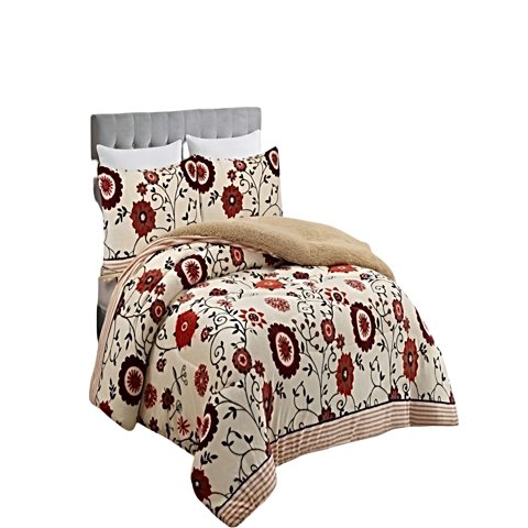 Genérico - Cobertor De Invierno Plush 2 Plazas 230X250Cm Café