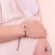 thumbnail image 1 of Brazalete Llamador de ángeles plateado 18, 1 of 3