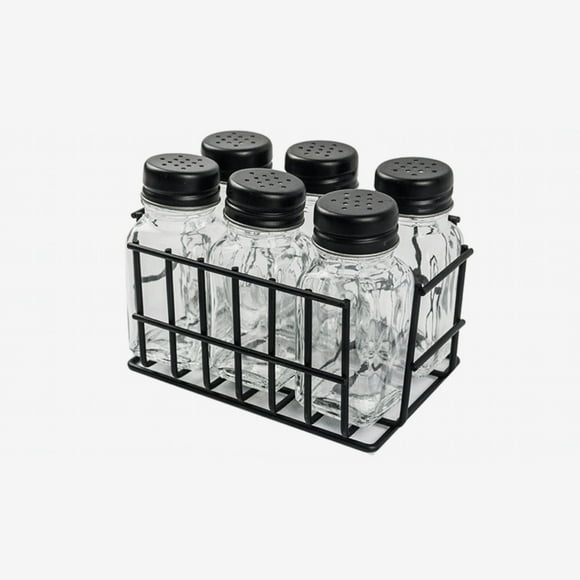 Decoexpress Set 6 Especieros Black