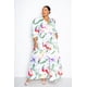 thumbnail image 3 of Vestido con Botones en la Parte Delantera y Mangas Abullonadas, Talla 2XL, 3 of 3