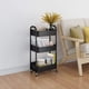 thumbnail image 4 of Carrito Utilitario Con Ruedas De 3 Niveles Para Cocina Color Negro, 4 of 7
