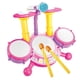 thumbnail image 1 of Juego De Batería Para Ni?os, Juguete Musical De Desarrollo Para Bebés De 6, 12 Y 18 Meses, Color Rosa, 1 of 5