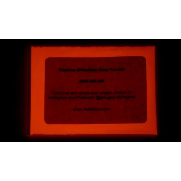 Polvo Pigmentado Art 'N Glow 12 g Rojo Fosforescente