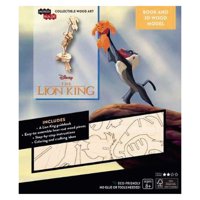 Insight - Disney'S The Lion King Libro Y Modelo Armable En Madera