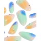 thumbnail image 2 of Uñas postizas Chillhouse Chill Tips – 30 piezas, forma almendra, colores turquesa, melocotón y azul marino con pedrería, 2 of 8