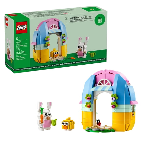 Juguete LEGO Spring Garden House 40682 con conejo y pollito