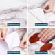 thumbnail image 2 of 1pc Grey Marble Self Adhesive Vinyl Wallpaper Peel And Stick Waterproof Wall Stickers For Walls In Rolls Kitchen Wall Covering Decor High Temperature Resistant Resistance To High Temperature Stove, 2 of 2