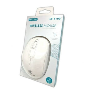 Mouse Inalámbrico Wireless Maxam Sb-B100 24Ghz 500-4000Dpi Blanco