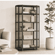 thumbnail image 2 of Biblioteca "Siete Tazas" Estantería de Madera con Barrotes - Gris Grafito - 80x35x180 cm, 2 of 3