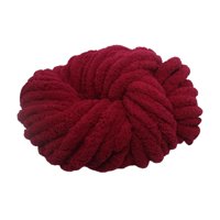 Magideal - Chunky Chenille Hilo Para Tejer Ganchillo Manual Almohada Manta Acrílico Lavable Adecuado Para Principiantes Adultos Proyectos De Manualidades Decorac Granate