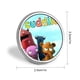 thumbnail image 2 of Los Cuddlies-Theme Round Button Badge: Premium Metal Construction, Ideal for High-End Events 2.8 cm, 2 of 6
