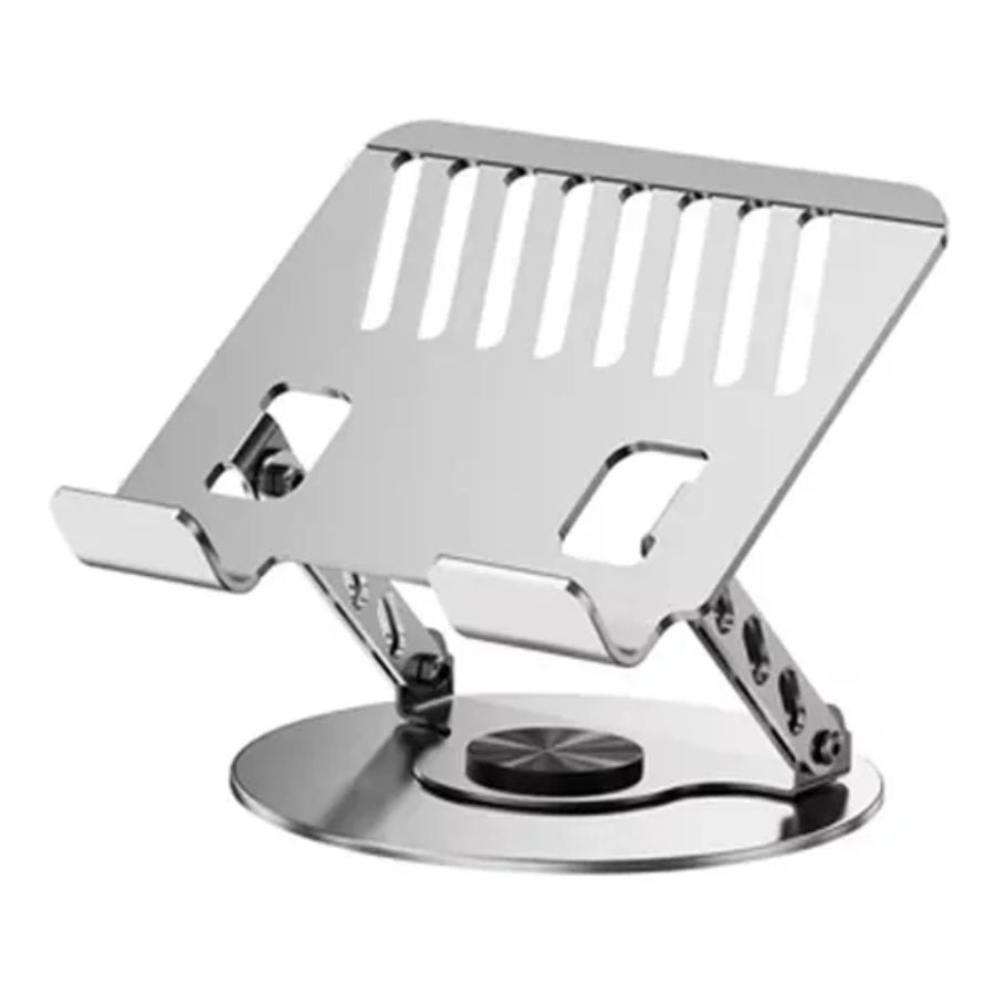 Aventura Store - Soporte Para Tableta Portátil Aluminio Giratorio 360º Gris