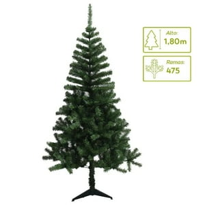 Genérico - Árbol Navideño Verde 1.80 Metros Decoración Navidad