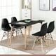 thumbnail image 2 of Mesa de Comedor 120x80 Rectangular - Negra, 2 of 3