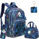 thumbnail image 1 of Meetbelify Backpack for Boys School Bag with Lunch Box for Elementary Kindergarten Kids Backpack Set for Boys Age 6-8, 1 of 3