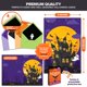 thumbnail image 3 of Paquete de 24 tarjetas de felicitación Decorably 4x6 pulgadas Halloween, 3 of 6