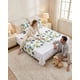 thumbnail image 2 of Piecera Manta de Cama Texturizada con Bordado Botanico, 2 of 7