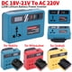thumbnail image 2 of Inversor de Batería de Litio de 120W DC 18-21V a AC Herramienta Eléctrica de 220V Inversor de Batería Inversor de Energía Compatible con Ma*kita, 2 of 10
