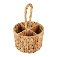 Bothyi - Organizador De Cubiertos De Mimbre Para Encimera Tejido Para Tenedores De Comedor Y Cocina