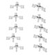 thumbnail image 4 of 10x Clips De Retención De Placa De Desgaste De Puerta 7L0853547A Para Porsche Cayenne 2003-2010, 4 of 5