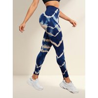 Flix Spa - Leggins Deportivos Mujer Estampado Manchado Push Up