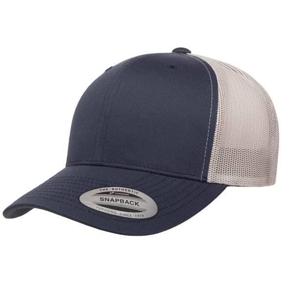 Gorra Yupoong YP Classics Retro Trucker Navy Silver talla única