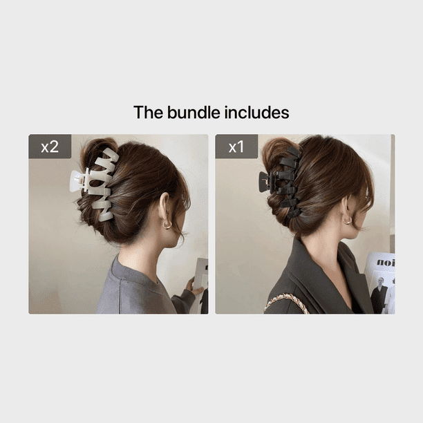 Oversize Non-Slip Hair Claw Clips - Perfect for Thick Hair Accessories!