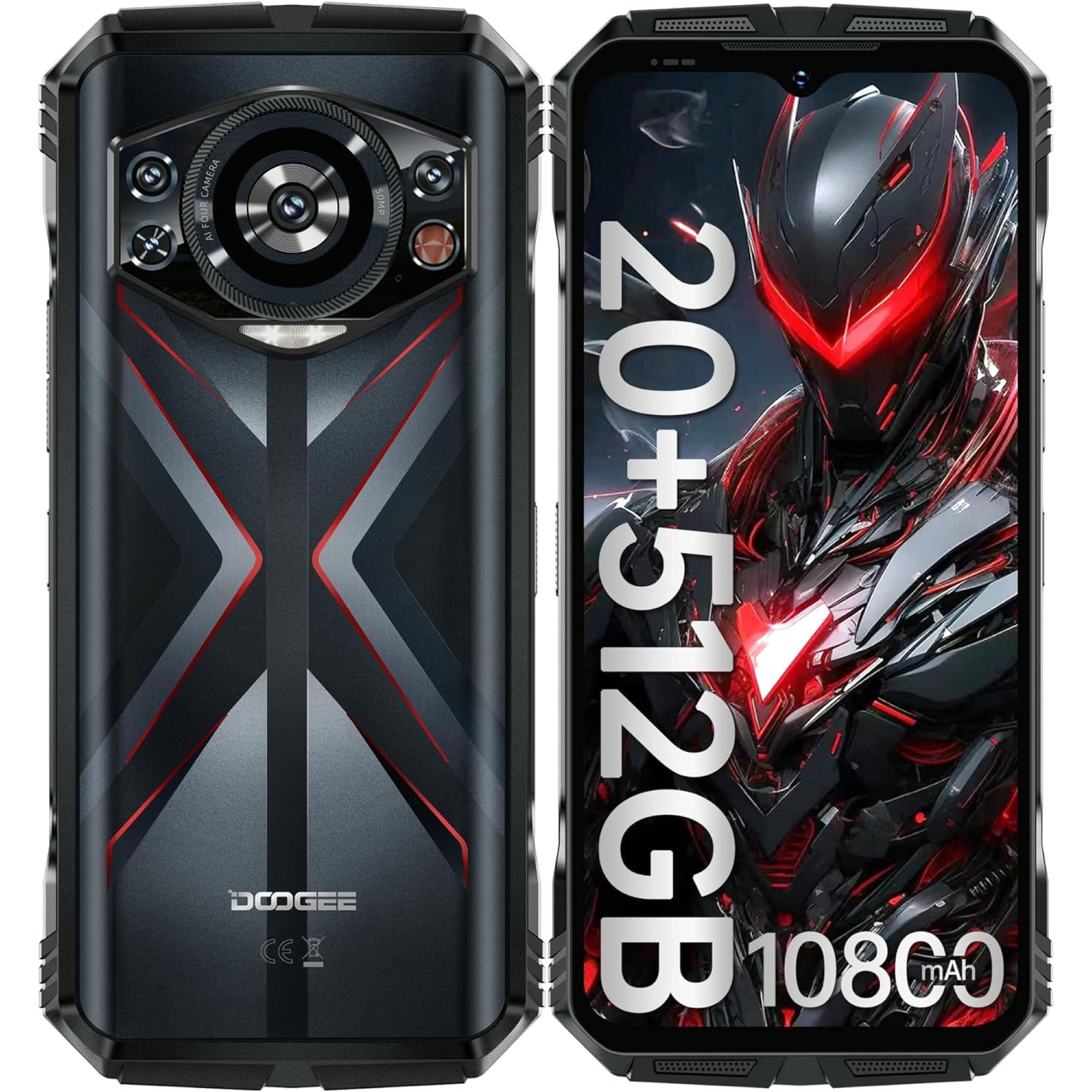 Doogee S118 - Celular Rugged Resistente Android 14, 8+512gb